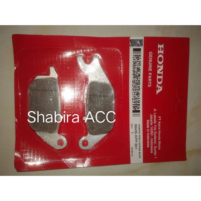 Dispad Diskpad Kampas Kanvas Rem Belakang Honda Supra X 125