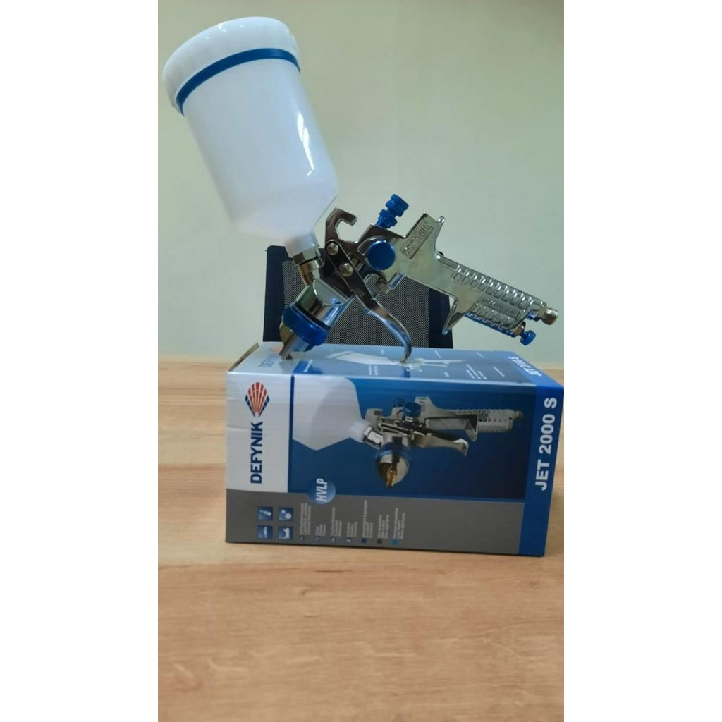 Spray Gun Stainless JET 2000S HVLP DEFYNIK Tabung Atas