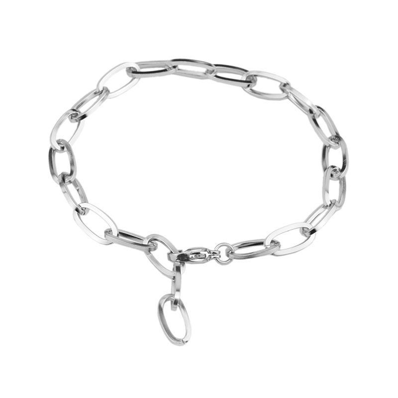 Hong Kong Wind Chain Bracelet Female Korean Style Simple Titanium Steel Bracelet