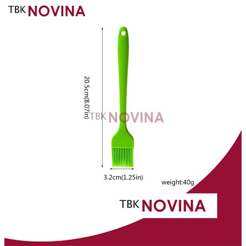 Kuas Silikon Kue Nastar Oles Loyang Tahan Panas Silicone Brush Dapur Roti BBQ Cake Minyak Mentega