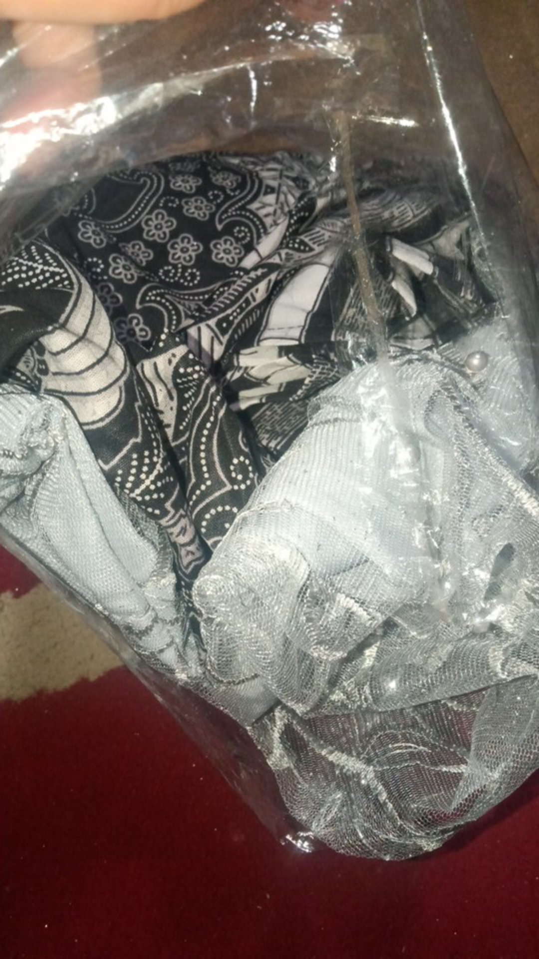 Baju Cople Annabel Pinguin Original Seno Estu - Baju Batik Cople -batik Cople Brukat Tille Mutiara