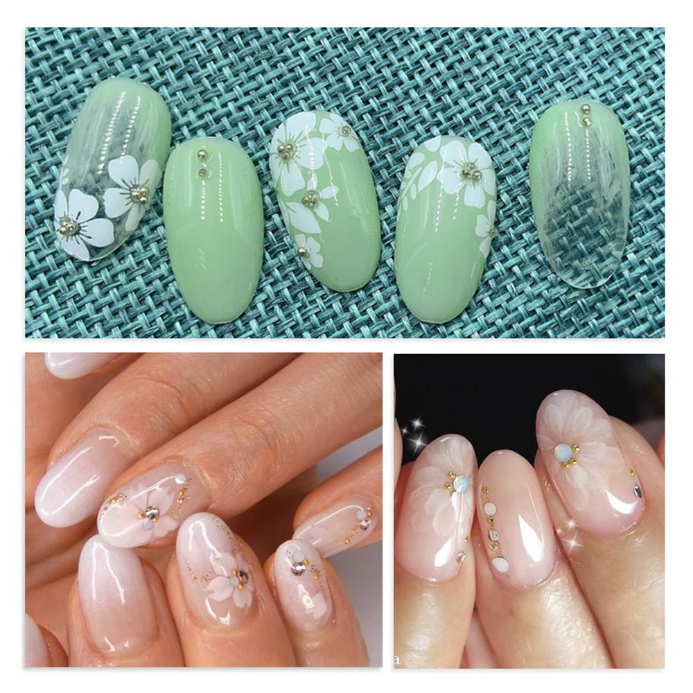 Top Nail Art Sticker Flower Bunga DIY Bunga Sakura Musim Panas