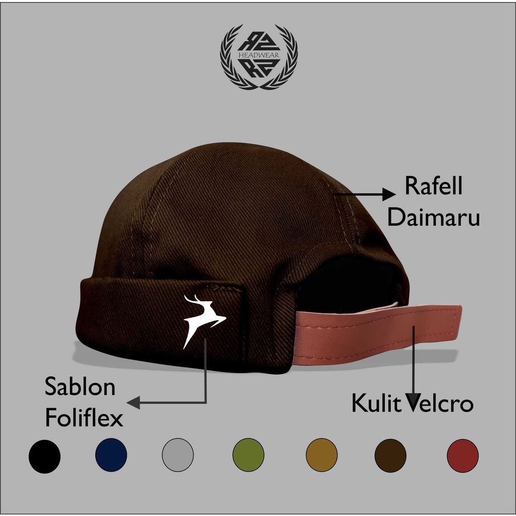 Mikihat Topi Peci Mikihat Deer Off Stand Peci Topi Pria Dewasa Unisex