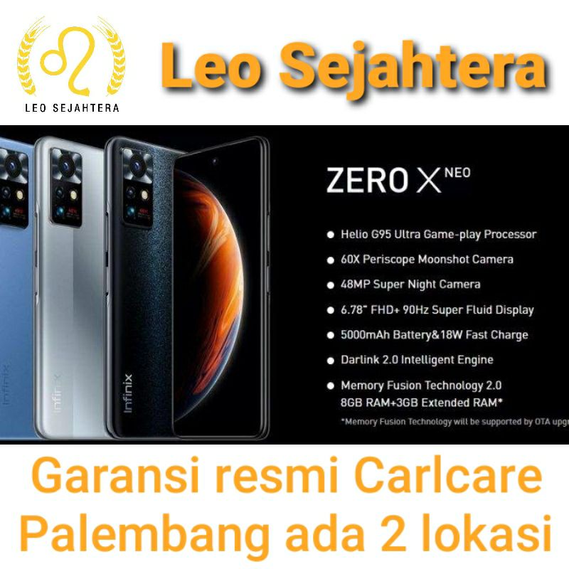 Jual Infinix Zero x neo ram 8gb 128gb flagship dual chip prosesor G95