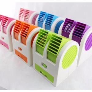 AC Mini Portable Double Windows / AC Mini Usb Fragance (Free Packing Bubble Wrap)