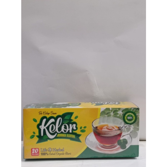 

Teh-Daun- Teh Kelor Kencono Sari Teh Celup Daun Kelor Kemasan Celup - 1 Pcs -Daun-Teh 800 Teh-