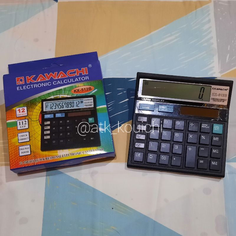 

KALKULATOR CITIZEN CT-512 KAWACHI ORIGINAL | KALKULATOR 12 DIGIT UKURAN SEDANG | ALAT BANTU HITUNG CALCULATOR KANTOR SEKOLAH BISNIS