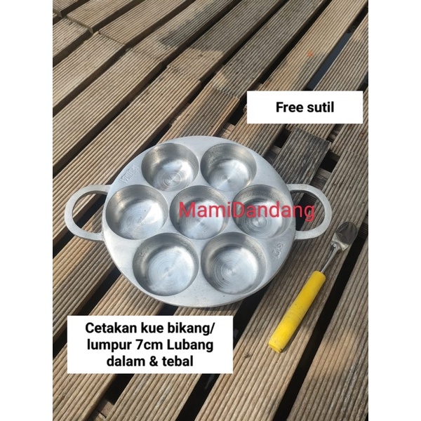 Cetakan kue bikang/Lumpur 7cm Lubang Dalam &amp; Tebal