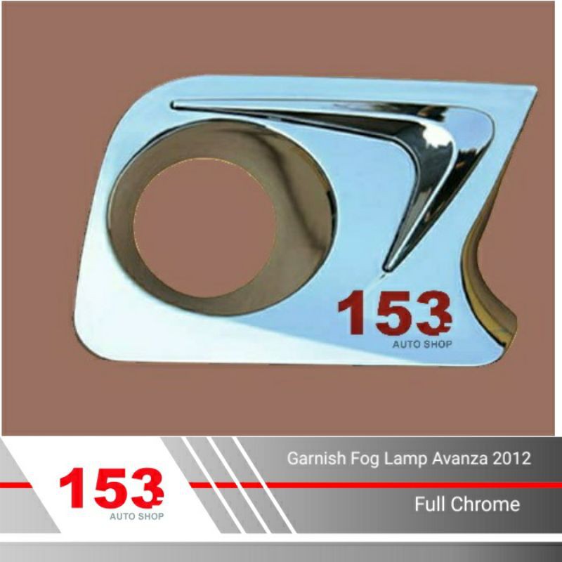 Garnish Fog Lamp Avanza 2012 Chrome
