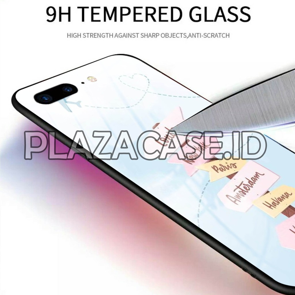 [K06] Soft Case Glass Kaca Xiaomi Redmi 3 4a 4x 6a 7a 8a 6 7 8 Note 4 4x 5a 6 7 s2 mi a2 mi a2 lite