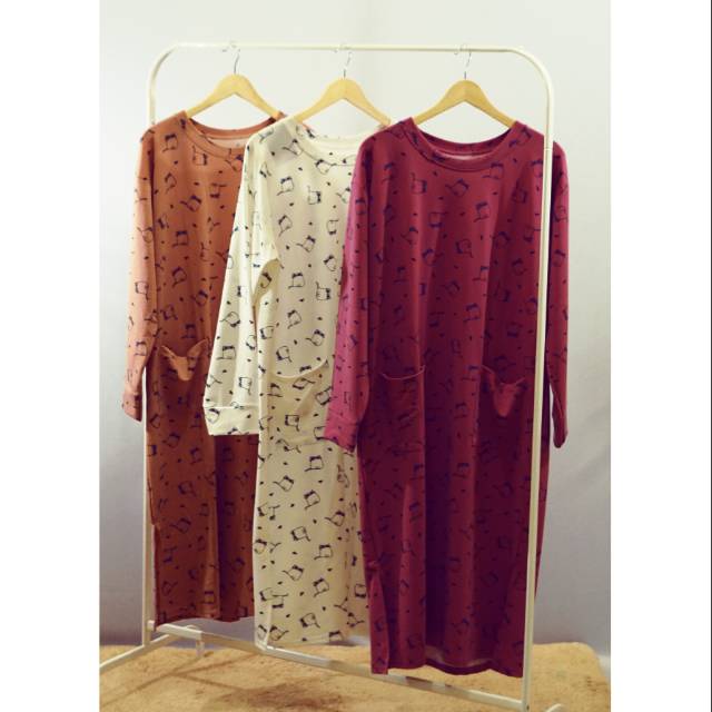 BAJU LONG TUNIK BABYTERY (CAT) IMPORT