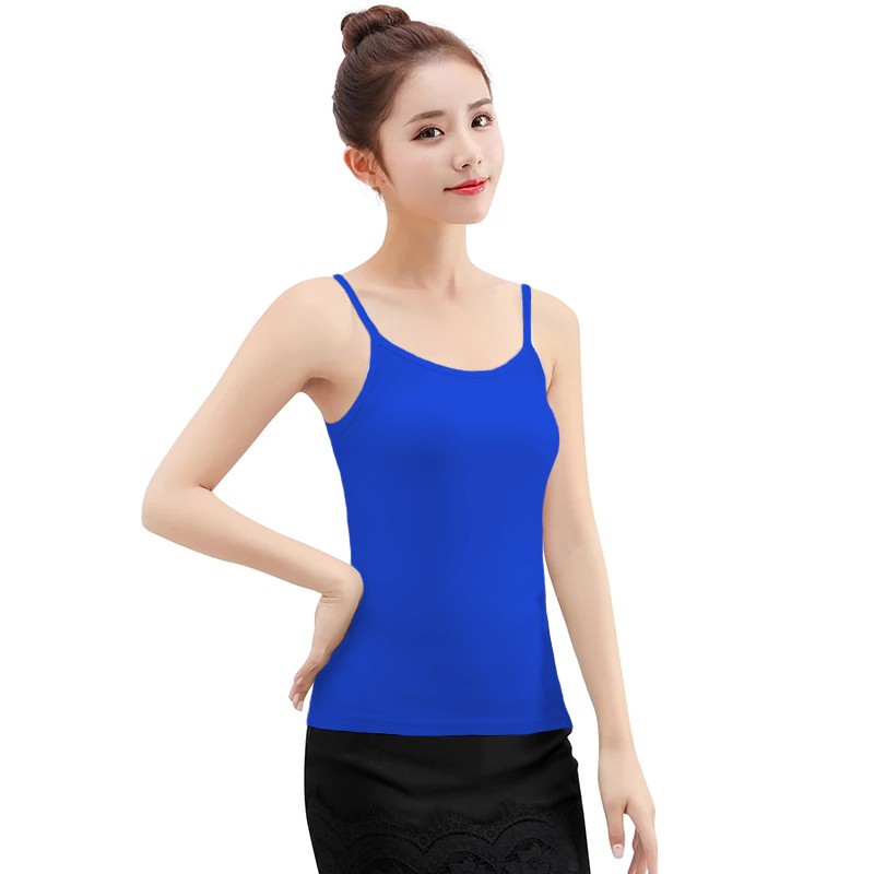 Tanktop Singlet Tali kecil Wanita Gaya Korea - XSHOP Reza