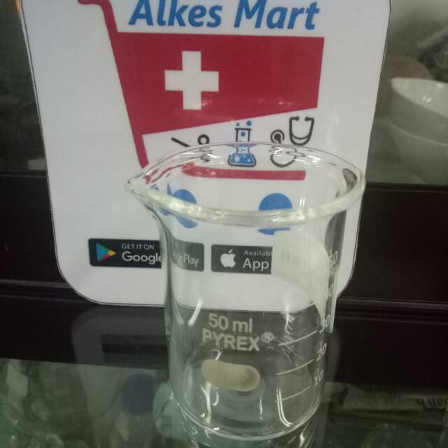 Beaker glass 50 ml PYREX