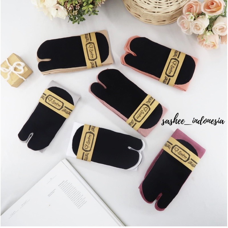 Kaos Kaki Jempol Muslimah Tapak Hitam Sashee Kaoskaki Telapak Hitam Murah