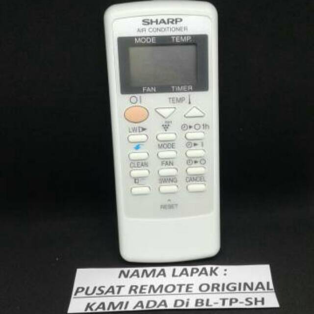 Remote Remot Ac Sharp Crmc A 790 Jbez Original Asli Indonesia