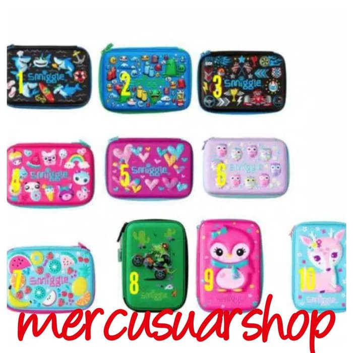 

SMIGGLE HARD TOP PENCIL CASE ORGANIZER / KOTAK PENSIL SMIGGLE