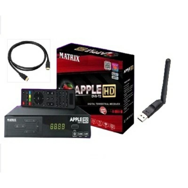 set top box promo Set top box Matrix +HDMI +usb Wifi dongle terbaik lengkap berkualitas tv digital m