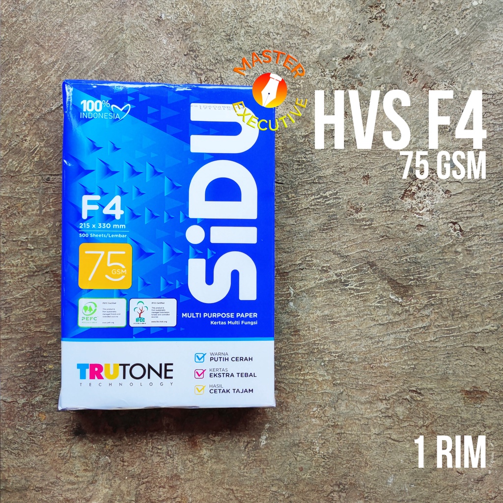 [Rim] Sinar Dunia / SiDu Kertas HVS F4 / Folio 75 gsm 215 x 330 mm