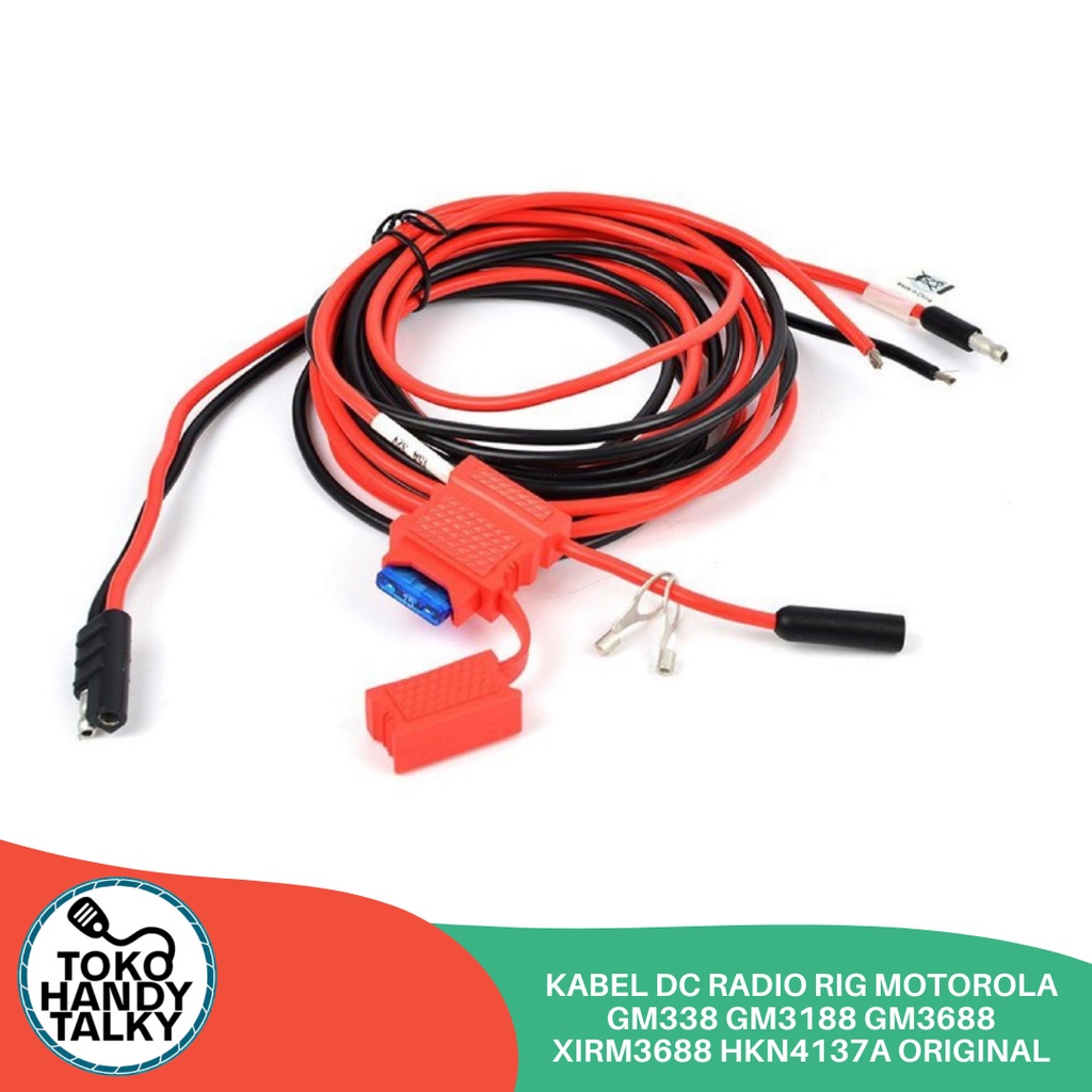 KABEL DC RADIO RIG MOTOROLA GM338 GM3188 GM3688 XIRM3688 HKN4137A ORIGINAL NEW