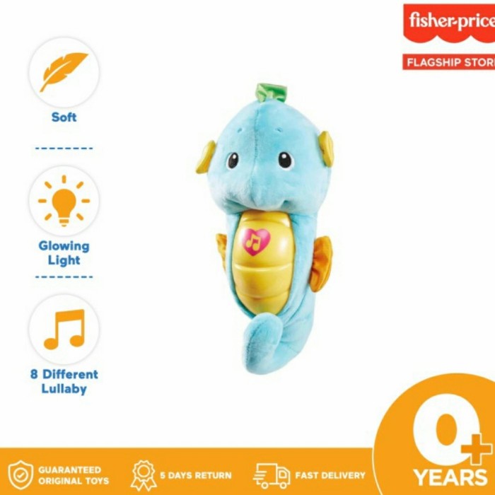 FISHER PRICE Soothe &amp; Glow Plush Doll Music Lullaby Boneka Baby Toys