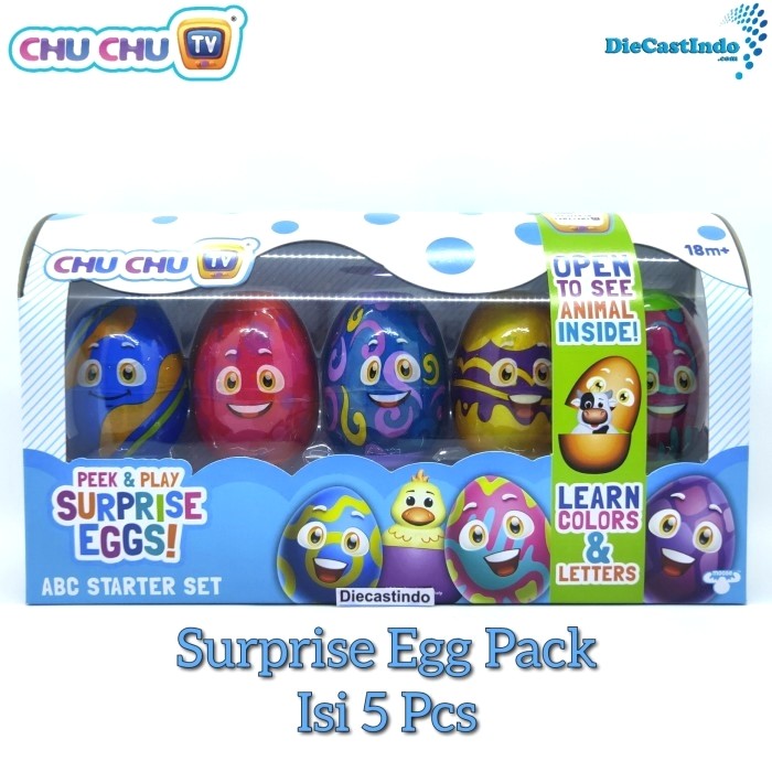 Mainan Anak - Surprise Egg / Eggs Chu Chu Tv Peek & Play Original Pack