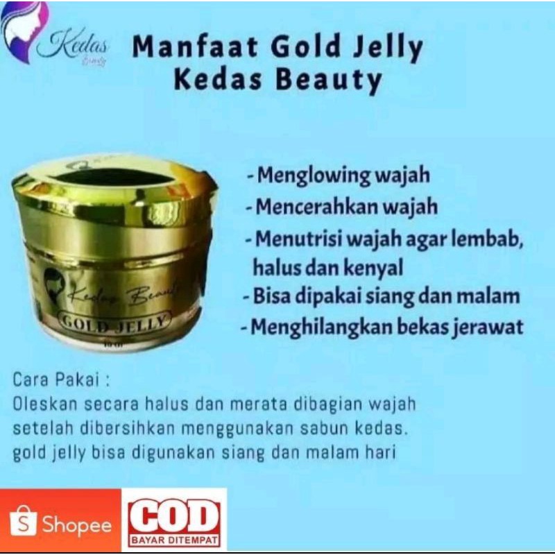 READY KEDAS BEAUTY / BODY SERUM KEDAS / SABUN KEDAS / GOLD JELLY KEDAS 100% ORIGINAL