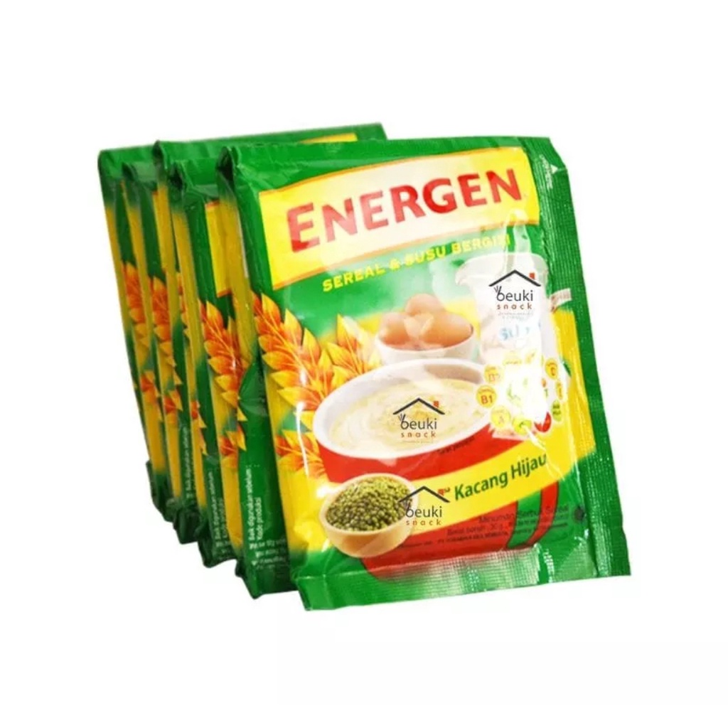 

Energen Sereal kacang hijau rencengan