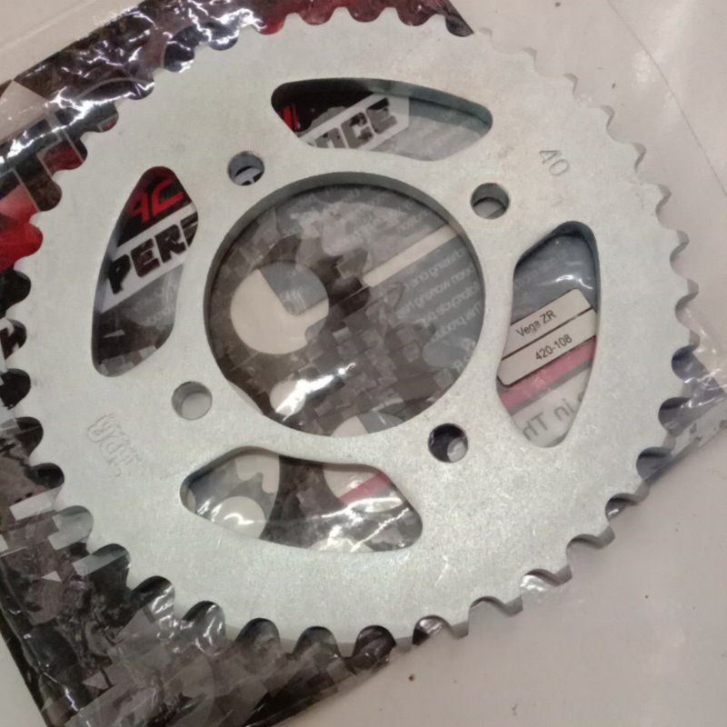 GEAR Gir Belakang TDR 420 40 T VEGA ZR VEGAZR JUPITER-Z NEW Z1 ROBOT PEGA REAR SPROCKET 40T-2