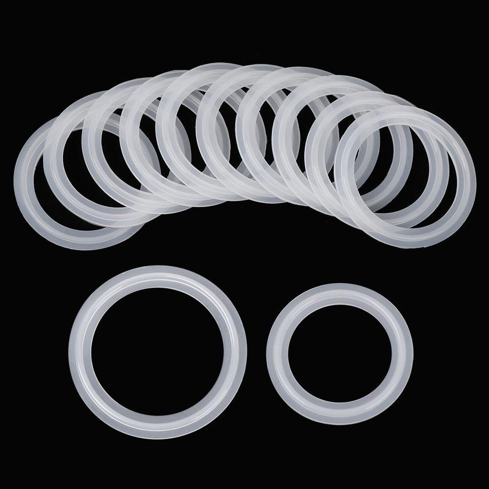 Suyo 5pcs Seal Silikon Gasket New Sanitary Penjepit Makanan Karet Lebat Gasket Aksesoris