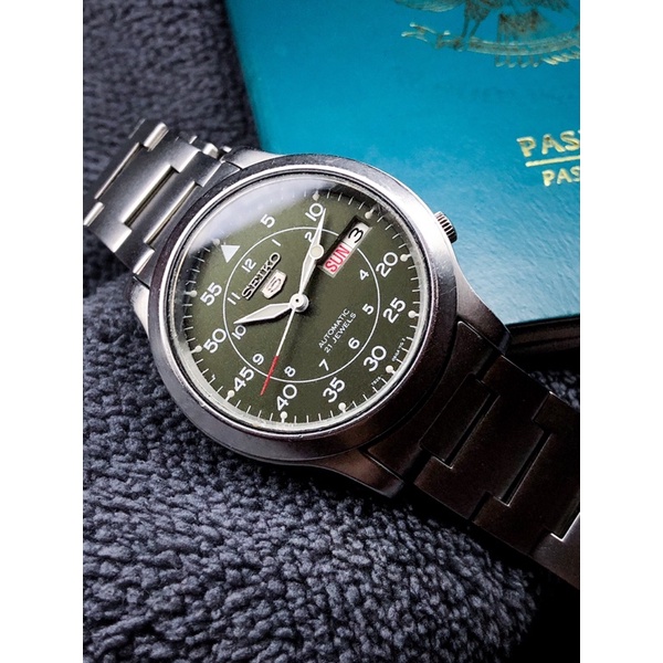 seiko SNK809K1 military watch - rare dial
