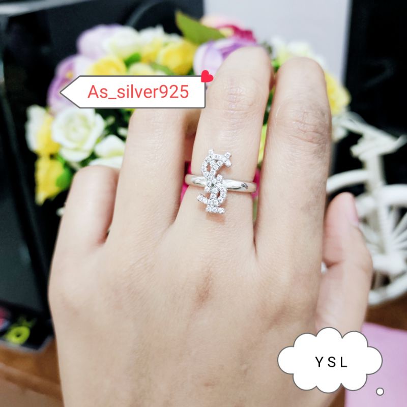CINCIN PERAK ANEKA MODEL BRAND TERNAMA  ASLI SILVER 925 LAPIS MAS PUTIH -RING FASHION WANITA