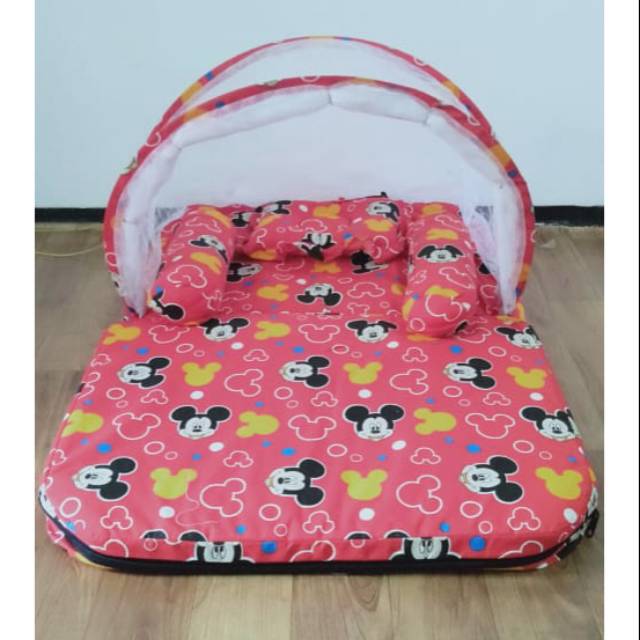 Kasur Bayi Lipat Set Kulambu Mickey