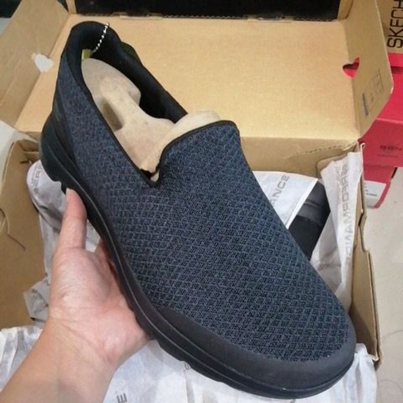 Skechers 55503/BBK. Skechers Go Walk 5 sparrow Black. sepatu slipon skechers men