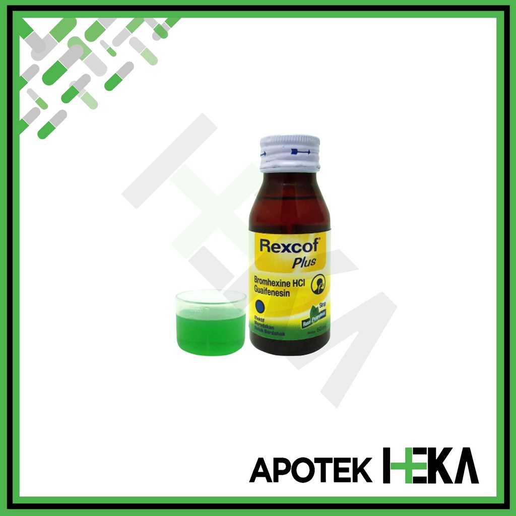 Rexcof Plus Peppermint Sirup 60 ml - Obat Batuk Berdahak (SEMARANG)