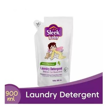 Sleek baby laundry detergent 900ml refill 900 ml slek sabun cuci baju