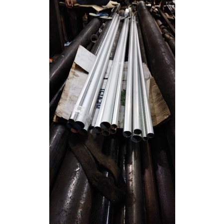 pipa alumunium od 22 t 1.5mm panjang 6mtr