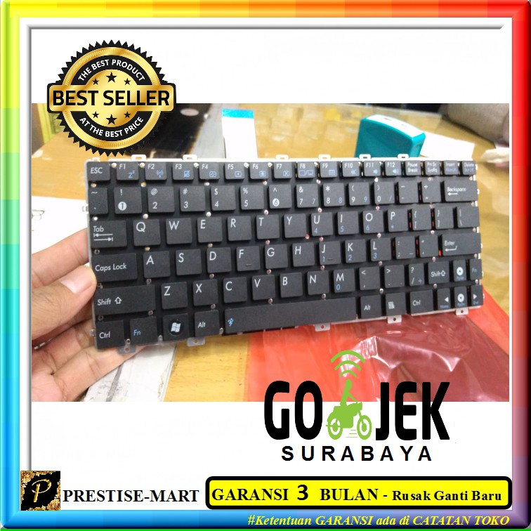 KEYBOARD ASUS Eee PC 1025 1025C 1025CE EeePC Flare Series - HITAM