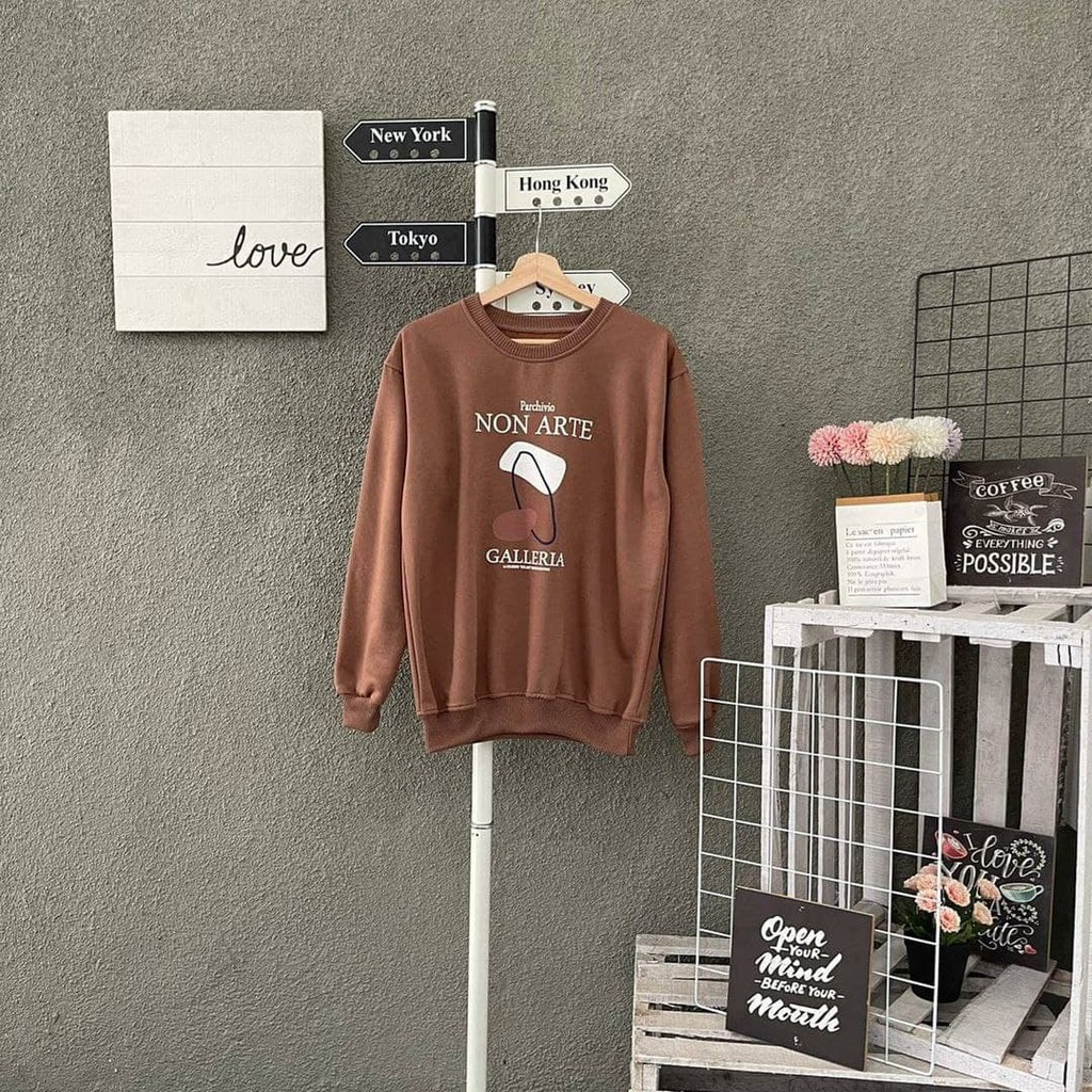 Nara Grosir - Non Arte Sweater l Sweater Pria dan Wanita