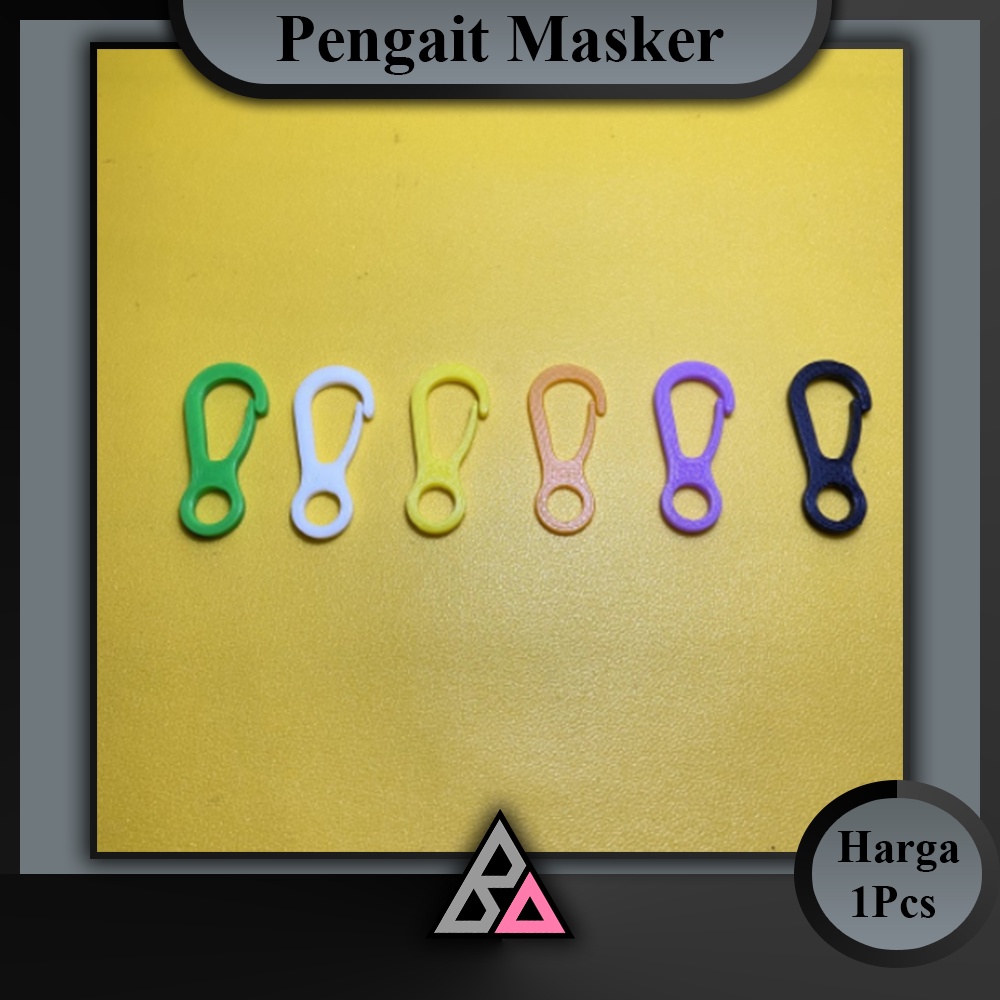 Pengait Masker Stopper Plastik Kaitan Hook / Holder Tali Masker