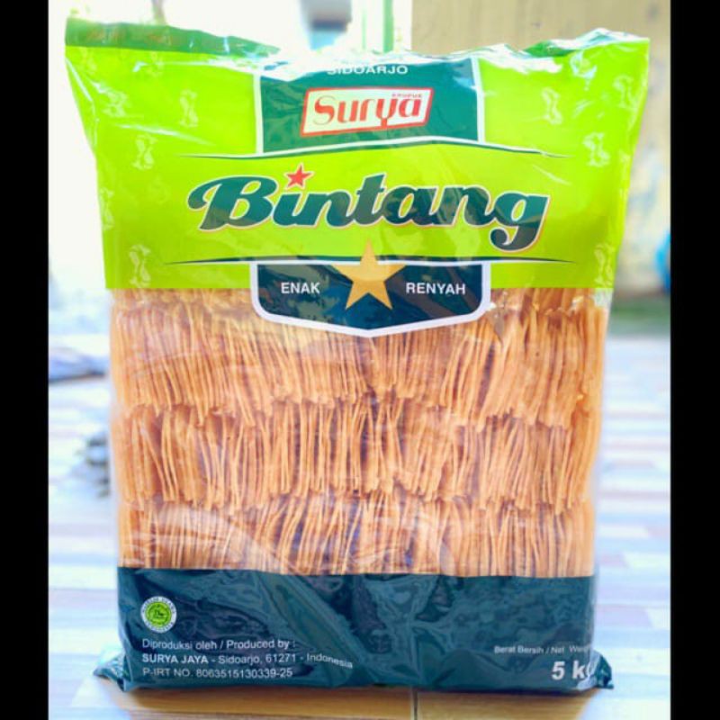 Krupuk udang surya bintang 1