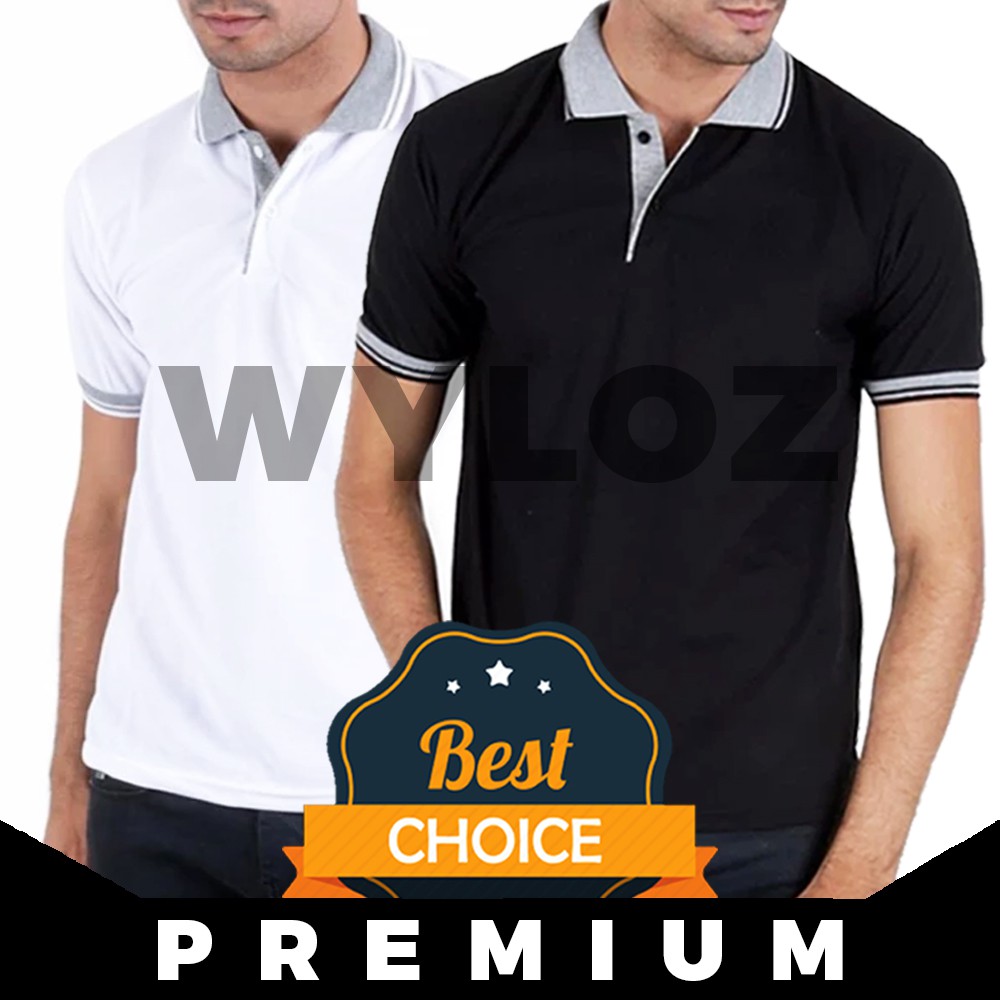 Kaos Polo Shirt Kerah Baju Pria Polos Grosir Murah