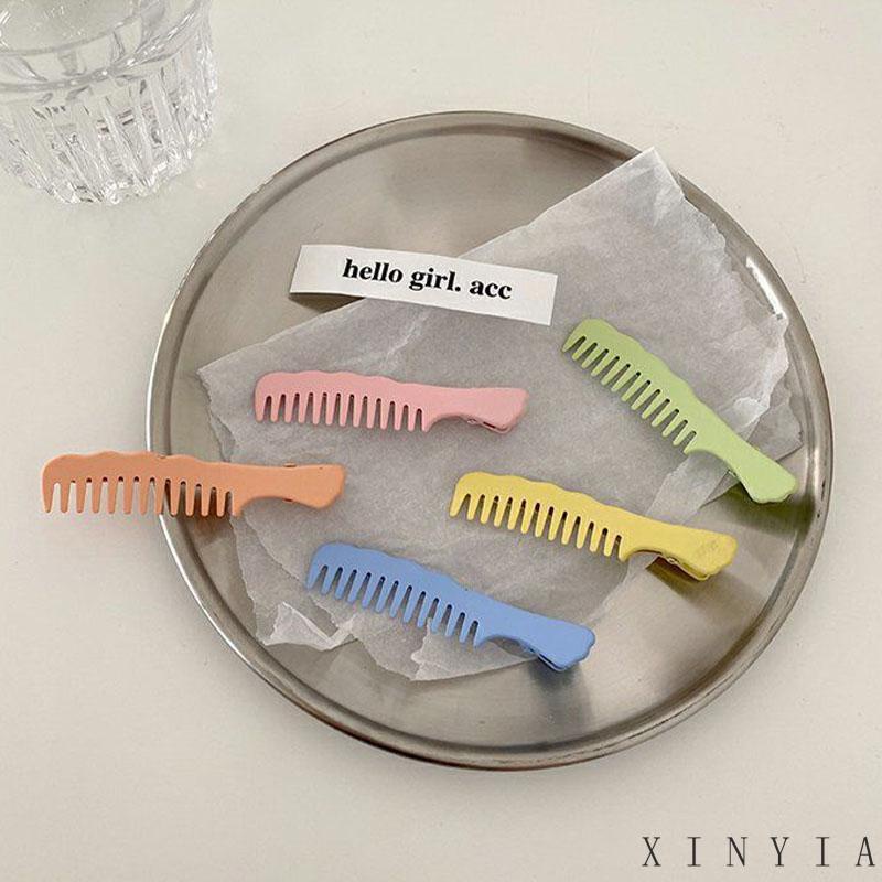 【COD】Jepit Rambut Model Sisir Kecil Warna Permen Gaya Korea Untuk Anak Perempuan