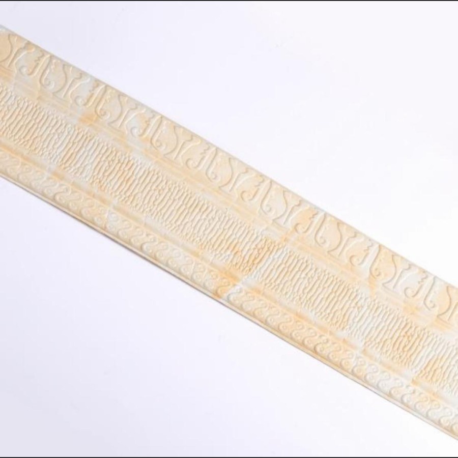 wallpaper foam 3d List / wall sticker list-Creamish Y008