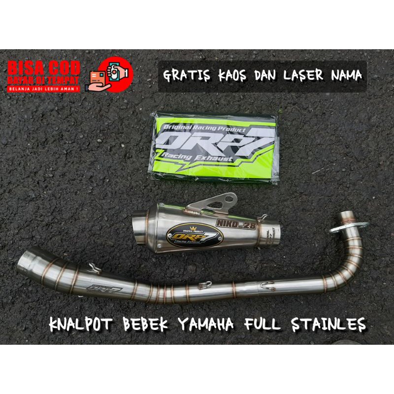 KNALPOT Bebek yamaha jupiter z vega r/zr knalpot ORP7 RACING EXHAUST