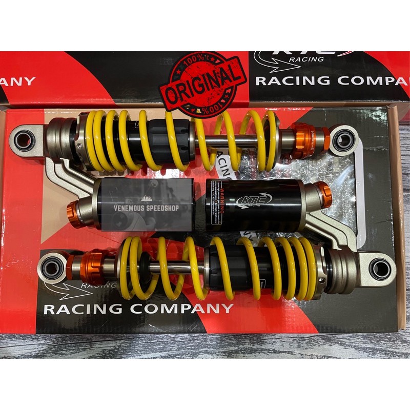 Shockbreaker Shock KTC Racing Tipe Extreme Bebek Ukuran 320MM - Kuning