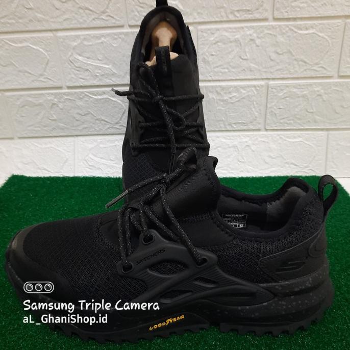 sepatu outdoor skechers bionic trail trail goodyear black 237100