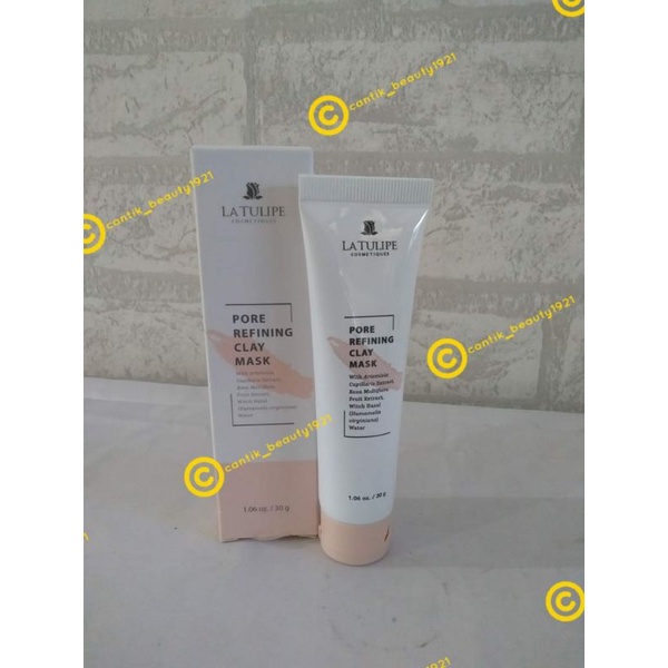 LATULIPE PORE REFINING CLAY MASK (MASKER WAJAH)