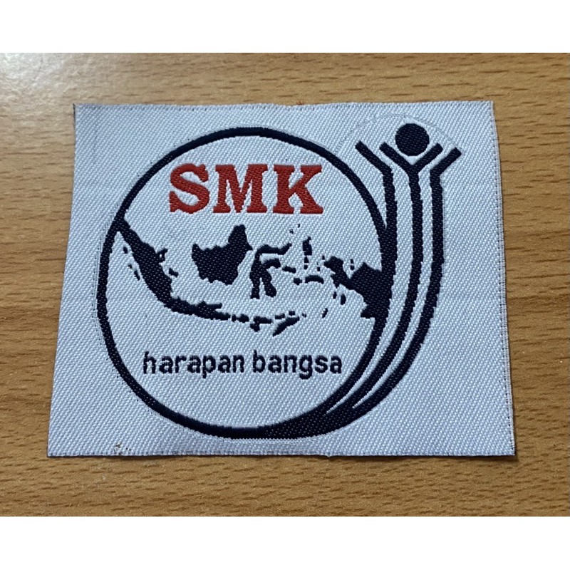 Woven label damask ( 6x8cm )