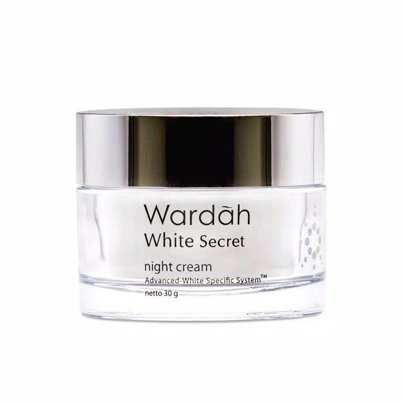 wardah white secret night cream