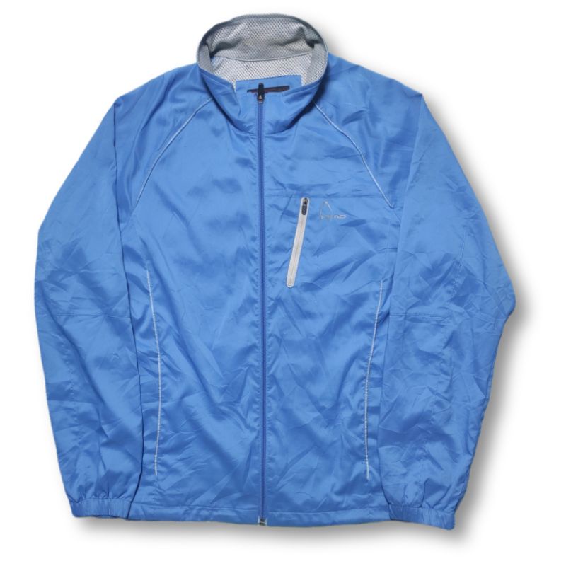 Jaket Windbreaker Head Second Original ( Biru )